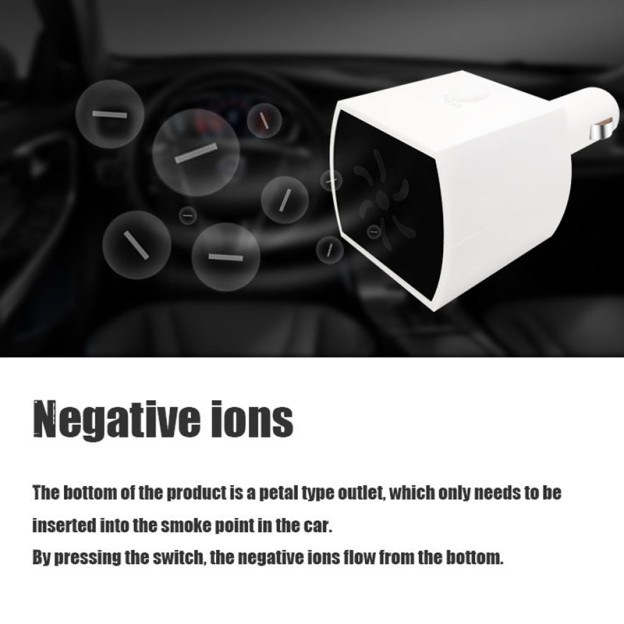 Portable Negative Ion Air Purifier High Dust Removal Car and Home Use Portable Negative Ion Air Purifier High Dust Removal Car and Home Use