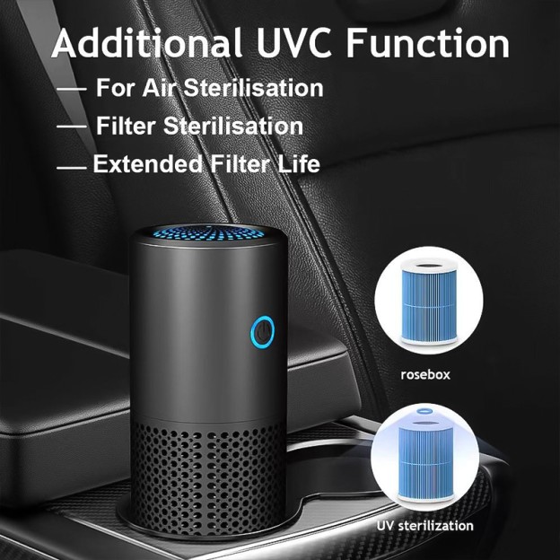 Portable Car Air Purifier Ozone Deodorizer Disinfector Portable Car Air Purifier Ozone Deodorizer Disinfector