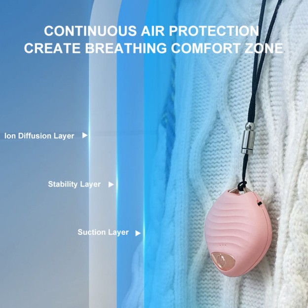 Rechargeable Anion Mini Portable Air Purifier Necklace Rechargeable Anion Mini Portable Air Purifier Necklace