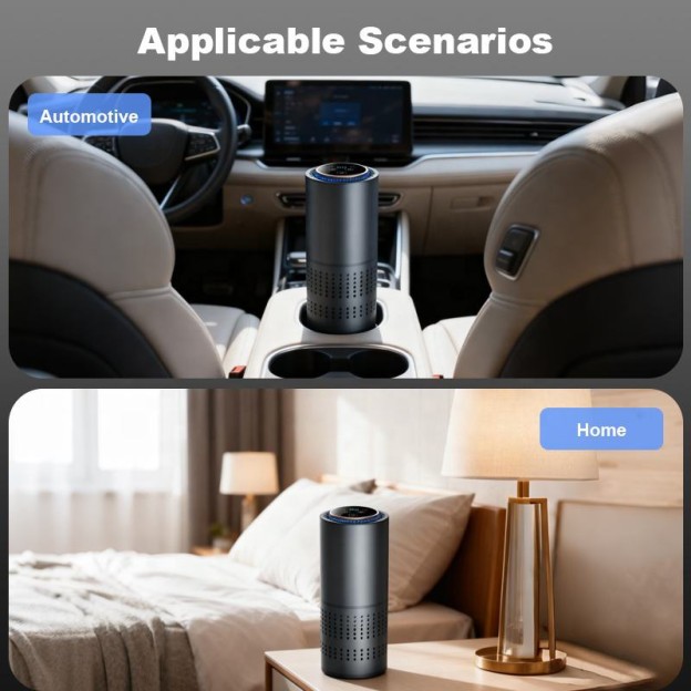 Portable Filter Air Purifier Desktop Home Office Car Ionizer Portable Filter Air Purifier Desktop Home Office Car Ionizer