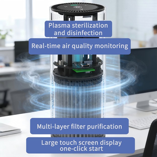Plasma Air Purifier for Removing Formaldehyde, Odor, Bacteria, Disinfection and Food Preservation Plasma Air Purifier for Removing Formaldehyde, Odor, Bacteria, Disinfection and Food Preservation