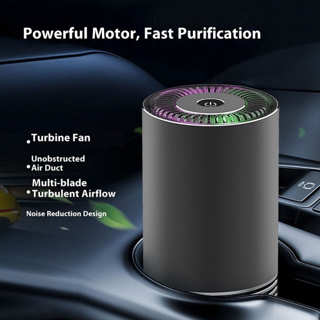 Mini Portable Car Air Purifier with Negative Ion Sterilization USB Powered Mini Portable Car Air Purifier with Negative Ion Sterilization USB Powered