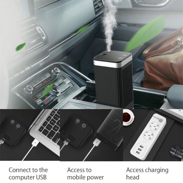 Mini Car Air Purifier DC5V 10m³/h