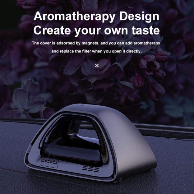 Portable Car Air Purifier H12 Filter Installation Negative Ion Generator Portable Car Air Purifier H12 Filter Installation Negative Ion Generator