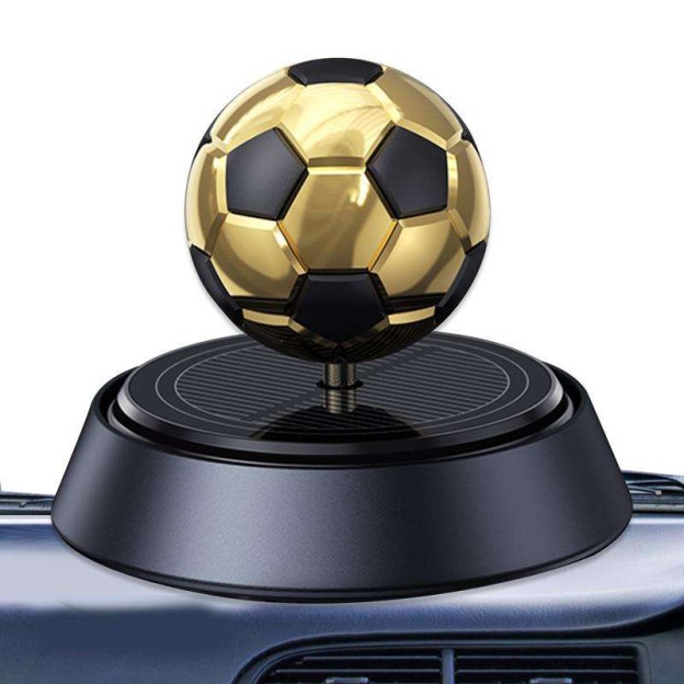 Solar Rotating Football Car Air Freshener Aroma Decoration Solar Rotating Football Car Air Freshener Aroma Decoration