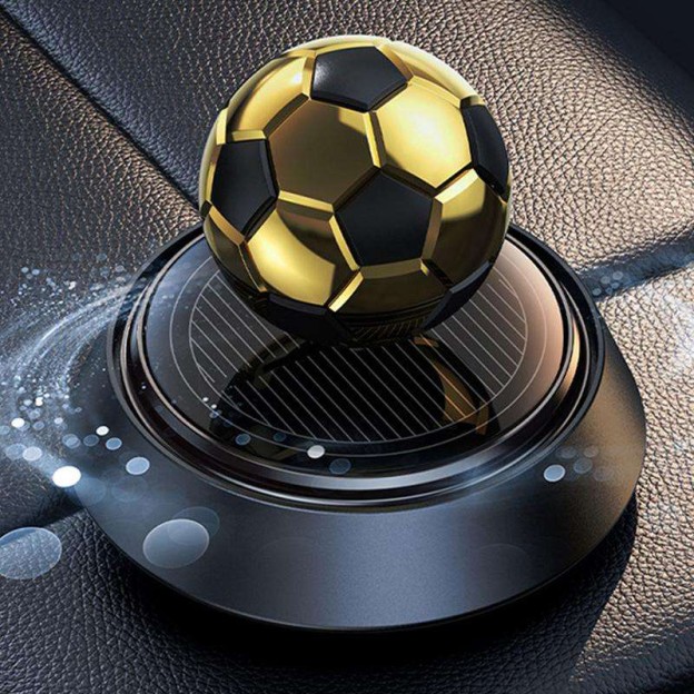 Solar Rotating Football Car Air Freshener Aroma Decoration Solar Rotating Football Car Air Freshener Aroma Decoration