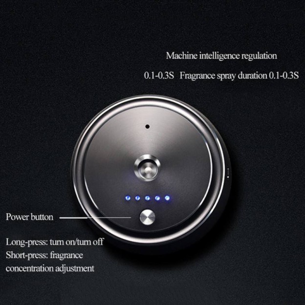Intelligent Air Car Freshener Aromatherapy Diffuser Aluminum Alloy 30ml