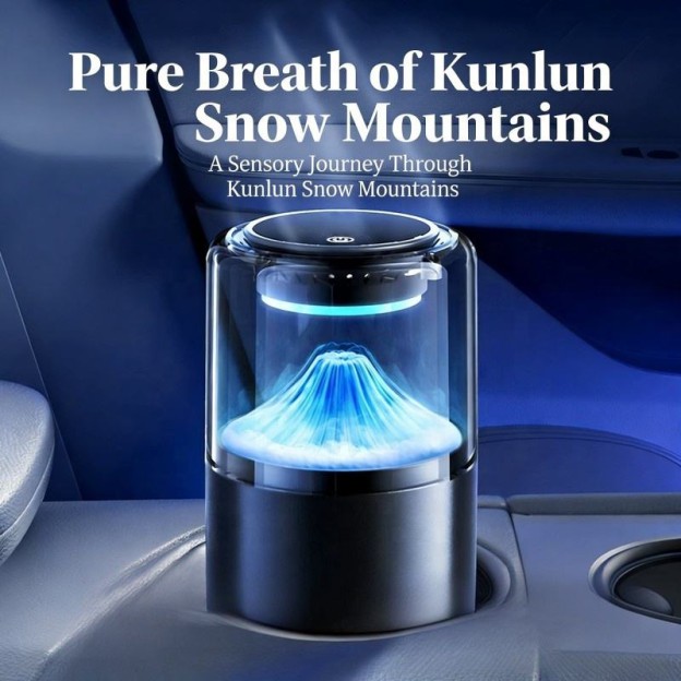 Car Vent Aromatherapy Diffuser Powered Center Console Installation Quiet Fog Light Lighting Long-lasting Fragrance