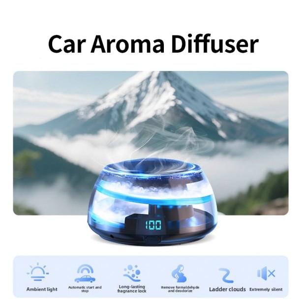 Scenic Cloud Ladder Aromatherapy Machine Intelligent Start-Stop Car Aromatherapy Remove Odor Scenic Cloud Ladder Aromatherapy Machine Intelligent Start-Stop Car Aromatherapy Remove Odor