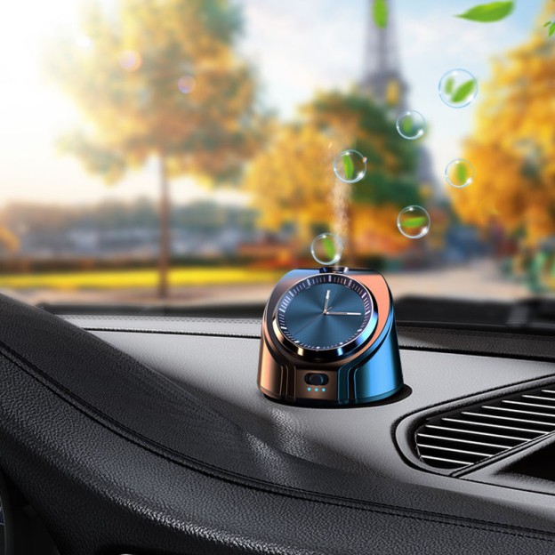 Car Aromatherapy Machine Waterless Essential Oil Diffuser Smart Clock Model Car Aromatherapy Machine Waterless Essential Oil Diffuser Smart Clock Model