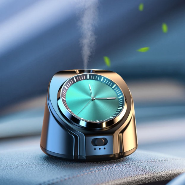 Car Aromatherapy Machine Waterless Essential Oil Diffuser Smart Clock Model Car Aromatherapy Machine Waterless Essential Oil Diffuser Smart Clock Model