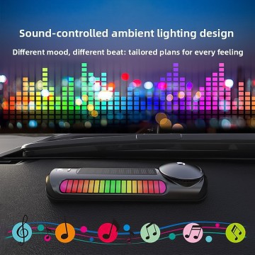 Solar Powered Intelligent Car Aroma Diffuser Aluminum Alloy High-End Decorative Car Seat Mounted Deodorizer