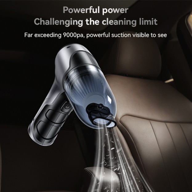 Blow and Suction 2-in-1 Car Vacuum Cleaner 4000mAh Powerful Multiple Accessories Blow and Suction 2-in-1 Car Vacuum Cleaner 4000mAh Powerful Multiple Accessories