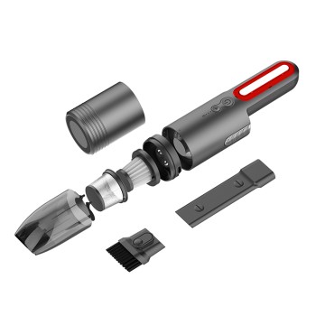 Portable Wireless Car Vacuum Cleaner Strong Suction with Warning Light for Car Home Office