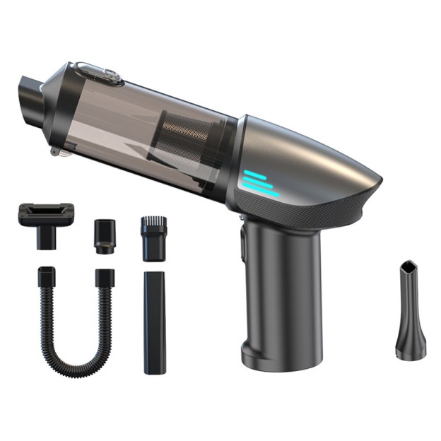 Cordless Portable Handheld 3-in-1 Mini Car Vacuum Cleaner Blower Air Pump with LED Light Brushless Motor Cordless Portable Handheld 3-in-1 Mini Car Vacuum Cleaner Blower Air Pump with LED Light Brushless Motor