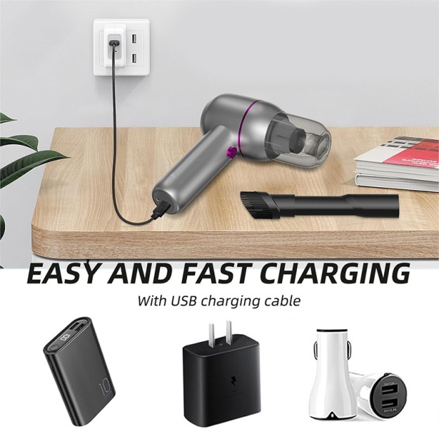 Mini Portable High Power 5500Pa Suction Rechargeable Wireless Handheld Car Vacuum Cleaner Mini Portable High Power 5500Pa Suction Rechargeable Wireless Handheld Car Vacuum Cleaner