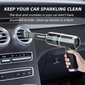 Mini Wireless Handheld Car Vacuum Cleaner 5000Pa Suction Charging Dry Use 120ml Dust Cup