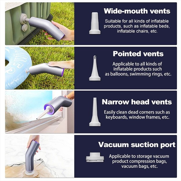 Handheld Car Vacuum Cleaner Filter Brushless Motor Charging 12000Pa Suction