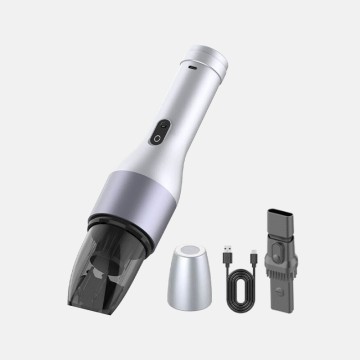 Compact Strong Suction Handheld 70W Plastic Car Vacuum Cleaner