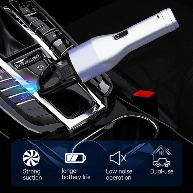 Compact Strong Suction Handheld 70W Plastic Car Vacuum Cleaner Compact Strong Suction Handheld 70W Plastic Car Vacuum Cleaner