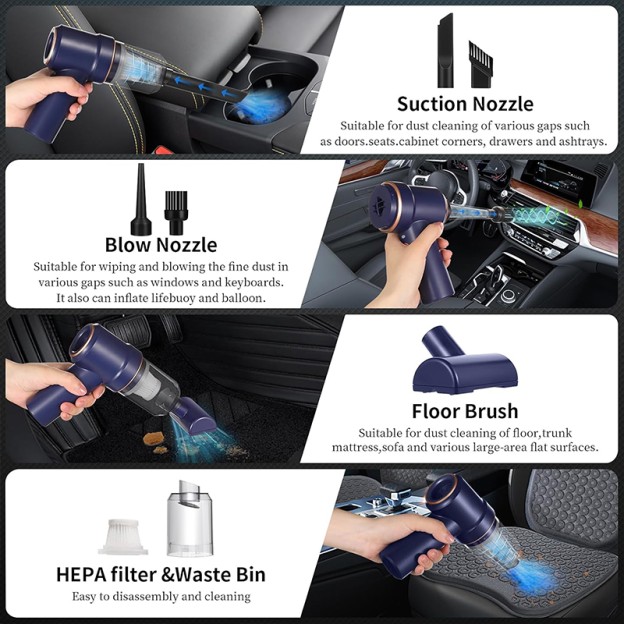 Wireless Portable High Power Car Vacuum Cleaner Wet Dry Mini Handheld Vacuum Wireless Portable High Power Car Vacuum Cleaner Wet Dry Mini Handheld Vacuum
