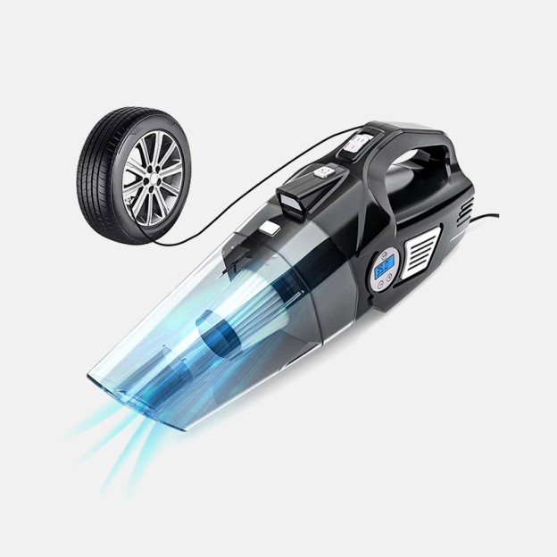 Portable Car Vacuum Cleaner DC 11.1V 70W 6000Pa Cyclone Wet/Dry