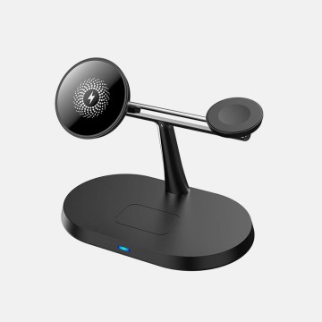 15W Magnetic Wireless Charger 3-in-1 Magnetic Charging Station