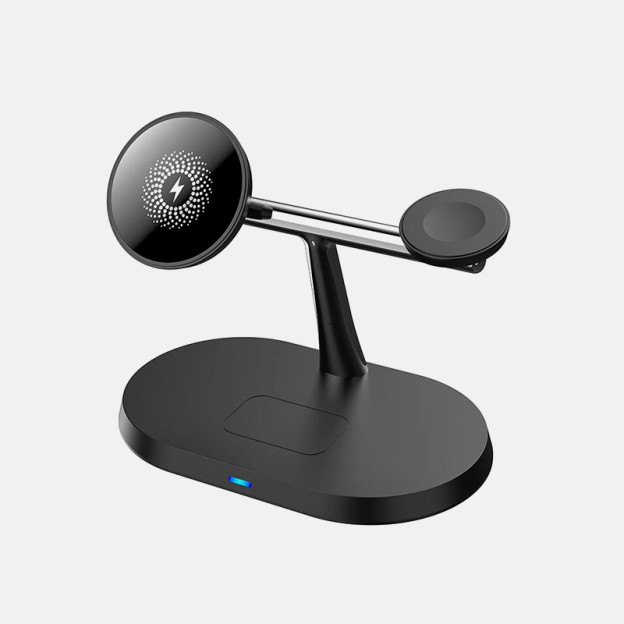15W Magnetic Wireless Charger 3-in-1 Magnetic Charging Station 15W Magnetic Wireless Charger 3-in-1 Magnetic Charging Station
