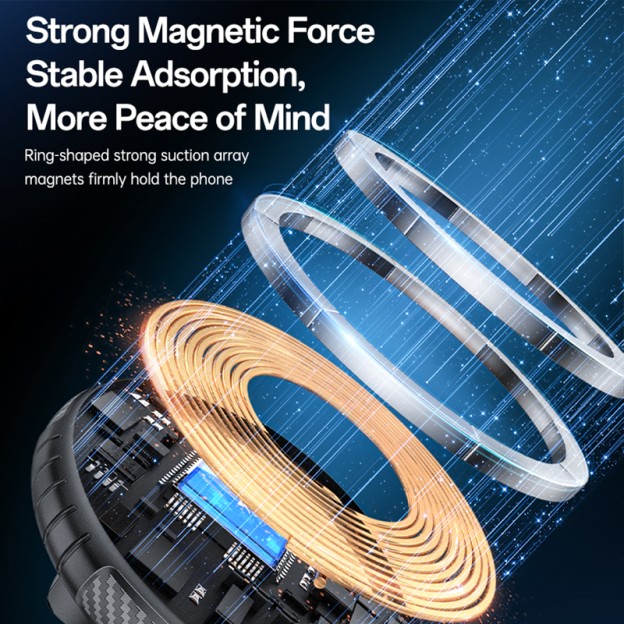 360-degree Rotation Strong Magnets 15W Fast Charging Magnetic Car Vent Phone Holder 360-degree Rotation Strong Magnets 15W Fast Charging Magnetic Car Vent Phone Holder