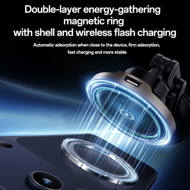15W Fast Charging Magnetic Wireless Car Phone Mount Air Vent/Dashboard 15W Fast Charging Magnetic Wireless Car Phone Mount Air Vent/Dashboard