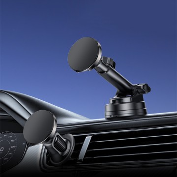 360 Rotating QI2 15W Wireless Fast Charging Car Phone Mount
