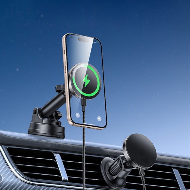 360 Rotating QI2 15W Wireless Fast Charging Car Phone Mount 360 Rotating QI2 15W Wireless Fast Charging Car Phone Mount