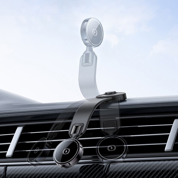 360° Arbitrary Adjustment Flexible Memory Alloy Magnetic Wireless Charging Car Phone Holder 360° Arbitrary Adjustment Flexible Memory Alloy Magnetic Wireless Charging Car Phone Holder