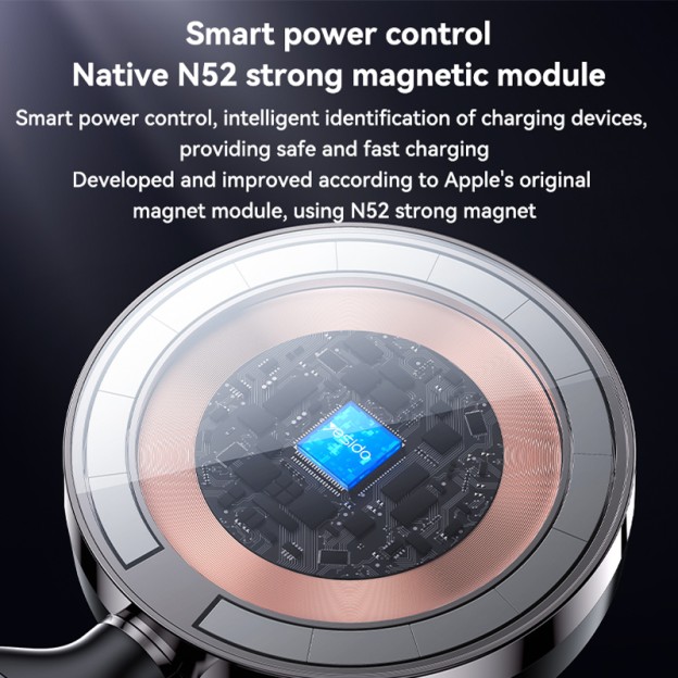 360° Arbitrary Adjustment Flexible Memory Alloy Magnetic Wireless Charging Car Phone Holder 360° Arbitrary Adjustment Flexible Memory Alloy Magnetic Wireless Charging Car Phone Holder