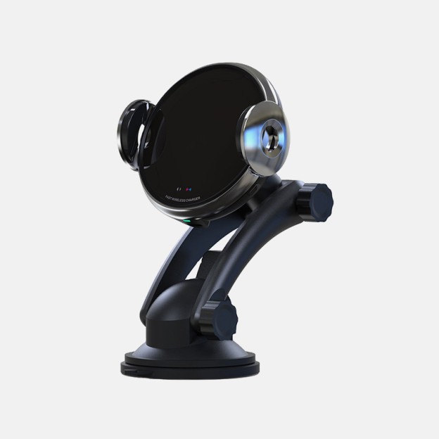 Magnetic Sensor Car Wireless Charger CD Slot Phone Holder
