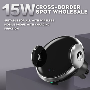 Magnetic Sensor Car Wireless Charger CD Slot Phone Holder