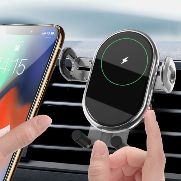 10W Vent Dashboard Suction Automatic Sensor Smartphone Wireless Charger Car Mount 10W Vent Dashboard Suction Automatic Sensor Smartphone Wireless Charger Car Mount