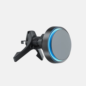 Electric Rotating Magnetic Car Wireless Charger Mount 15W Fast Charging