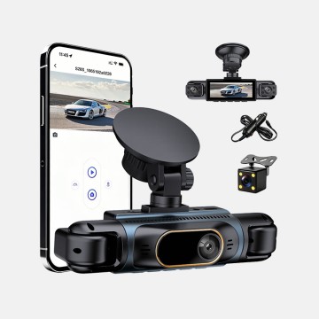 Full View Four-Channel 1080P HD Night Vision Car Dashcam