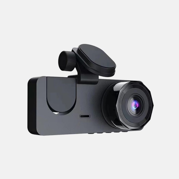 Three-Lens 1080p Loop Recording Car Front and Rear Dash Cam