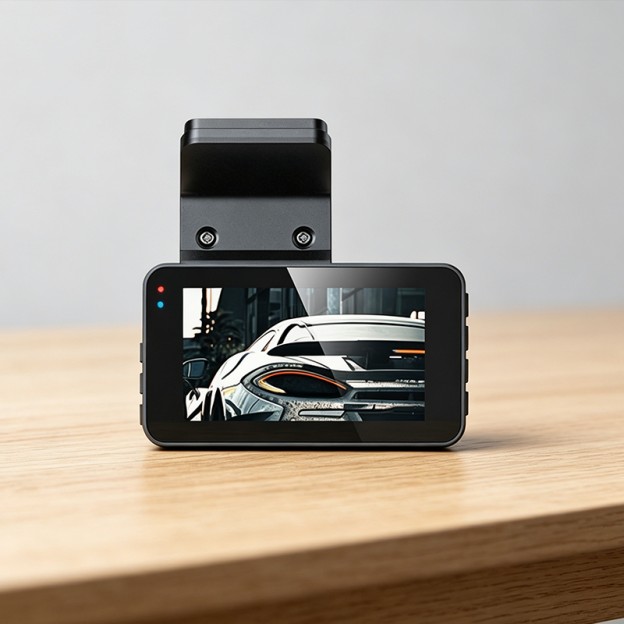 Smart 3 Inch Screen 4K Front Rear Dual Dashcam with Night Vision Parking Monitor
