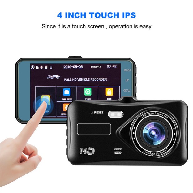 3-Lens Dash Cam HD 1080p 170 Degree Wide Angle Video Recorder 3-Lens Dash Cam HD 1080p 170 Degree Wide Angle Video Recorder
