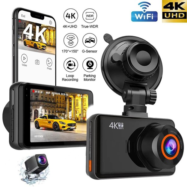K4 HD 1080P Car Dash Camera with 170 Degree Wide Angle Rear View Night Vision Parking Monitor K4 HD 1080P Car Dash Camera with 170 Degree Wide Angle Rear View Night Vision Parking Monitor