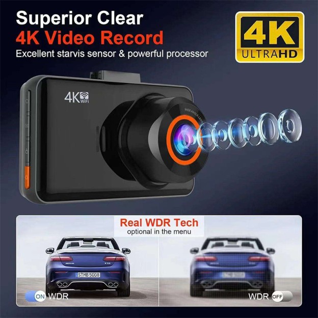 K4 HD 1080P Car Dash Camera with 170 Degree Wide Angle Rear View Night Vision Parking Monitor K4 HD 1080P Car Dash Camera with 170 Degree Wide Angle Rear View Night Vision Parking Monitor