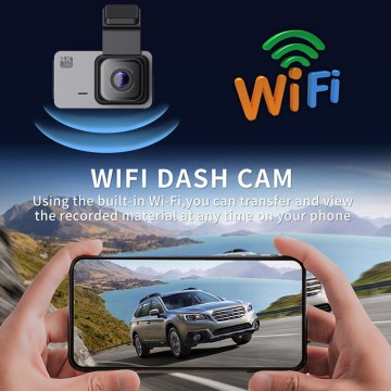 1080p Dual Lens Car Black Box Dashcam Loop Recording Vehicle Safety Dashboard Camera