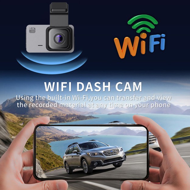 1080p Dual Lens Car Black Box Dashcam Loop Recording Vehicle Safety Dashboard Camera
