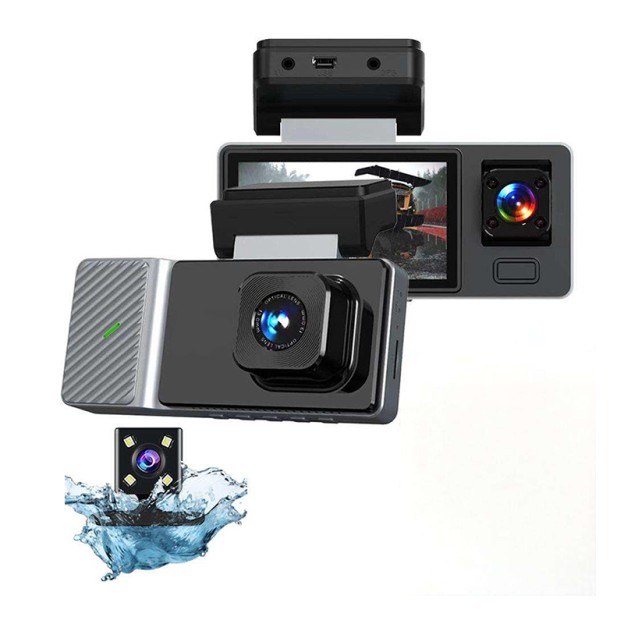 Triple Lens 1080P Dashcam Connection HD Night Vision Wide Angle Triple Lens 1080P Dashcam Connection HD Night Vision Wide Angle