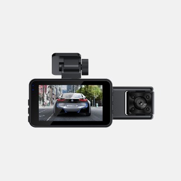 Three Channel Car Black Box 1080p Dashcam Cycle Recording Vehicle Safety Dashboard Camera