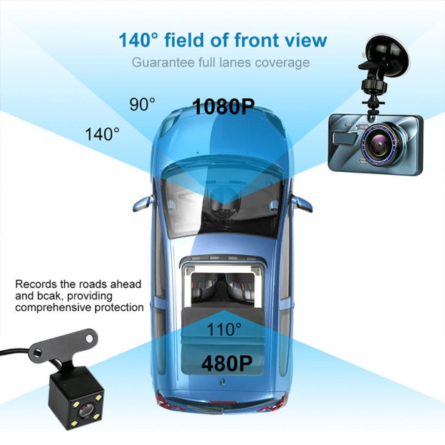 3 Inch Screen Car HD 1080P 4K GPS Front and Rear Camera Full Tracker Dash Cam 3 Inch Screen Car HD 1080P 4K GPS Front and Rear Camera Full Tracker Dash Cam
