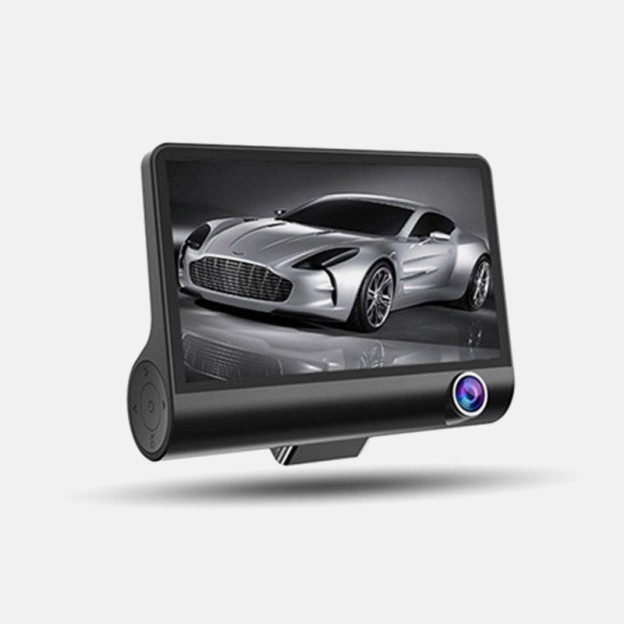 Touch Screen Front and Rear Dual Camera Car Dash Cam Ultra Clear Car Rear View Mirror Recorder